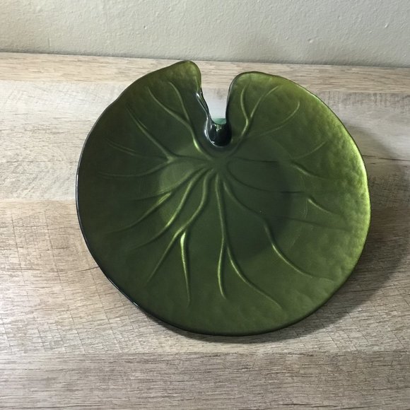 PartyLite Lily Pad Pillar Holder - Picture 1 of 3